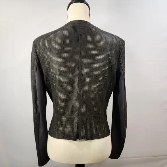 Rawtus (Raw+) Femme Japanese Motorcycle Jacket Goatskin Mesh Size S